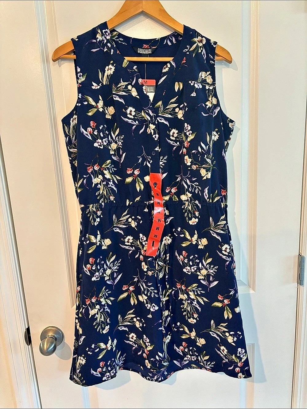Nicole Miller Floral Mini Dress NWT in Blue